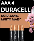 PILHA AAA ALCALINA DURACELL C/4