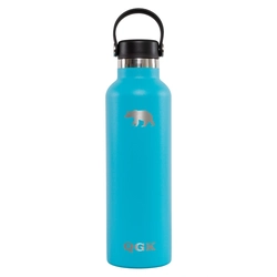 Garrafa Térmica PE 25 OZ 750 ml com Tampa -QGK (Azul Half)