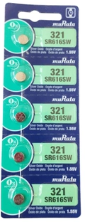 321 = 616 = 540 = 611 Murata - 1,55V cartela c/5un.