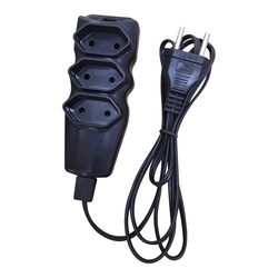 Extensao Megatron Paralelo 2x0,75x1,50m Ate 220v Preto