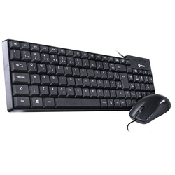 Kit Teclado e Mouse Usb Dynamic - Mouse 1000 Dpi Cabo 1.8 Metros - Vinik - Cd100