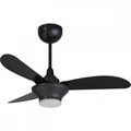 Ventilador De Teto Ventisol Mistral 3 Pás Preto Bivolt