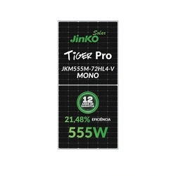 Modulo Solar Jinko 555w Tiger Pro Jkm555m-72hl4-v 144 Cells Mono - 620 Un/cntr