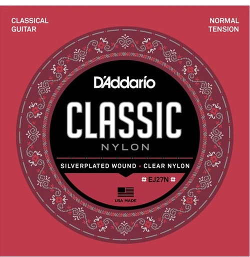 Encordoamento de Nylon para Violão Ej27n Student Classics Normal Tension