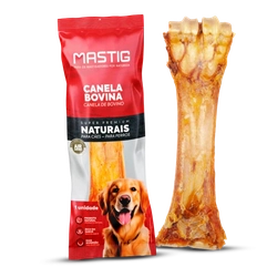 Osso Canela Bovina Mastig para Cães 1un