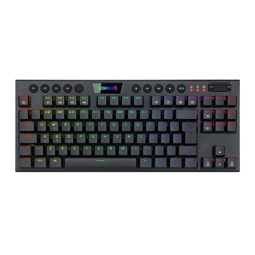 Teclado Mecânico Gamer Redragon Horus TKL RGB Abnt2 Switch Azul Preto - K622-rgb-pt-blue