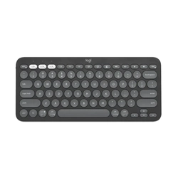 Teclado Logitech Pebble Keys 2 K380s Sem Fio Grafite - 920-011789