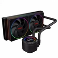 Water Cooler 240mm Pcyes Vision Black Vulcan - Tela LCD 2,1 - Vs240bv