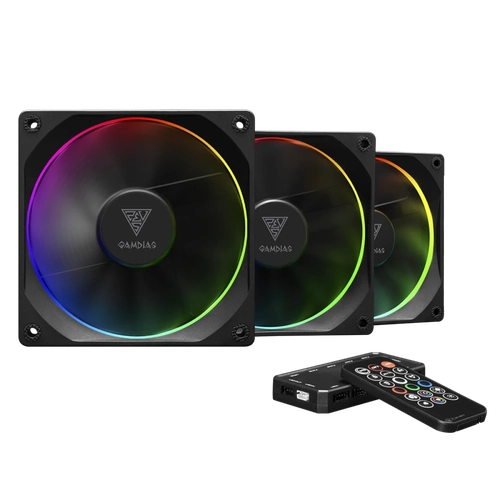 Kit Cooler Gabinete 120MM Gamdias Aeolus - M3-1203R