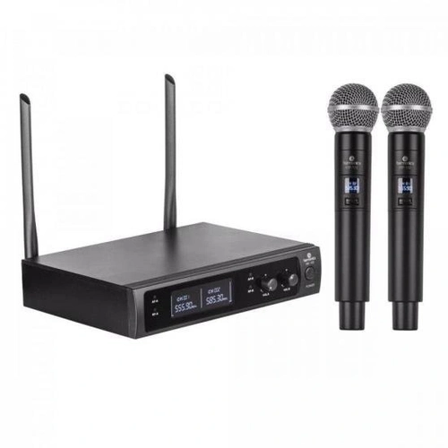Microfone Sem Fio de Mão Harmonics Duplo UHF - HSF-102