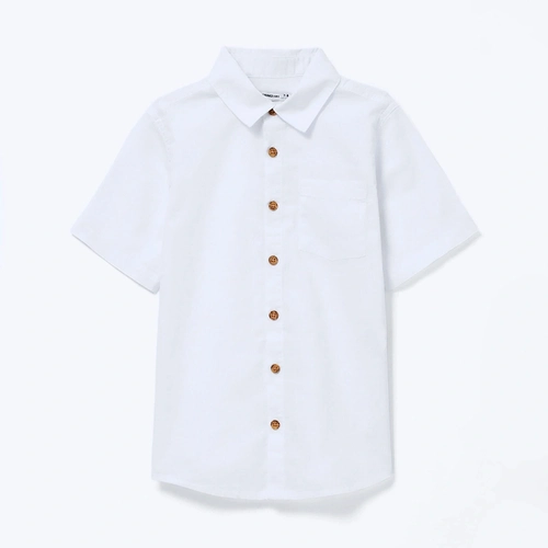 Camisa Manga Curta Hering Comfort - Branco
