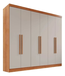 Guarda-roupa Casal 6 Portas 2 Gavetas França