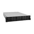 NAS Synology Rackstation 12 baias RS3621xs+ 2U (Intel Xeon D-1543 8GB DDR4, 4x 1GbE LAN, 2x 10GbE, 2x PSU s disco)