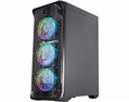 Gabinete Gamer K-Mex Trooper Lateral Em Acrílico Com 3 Coolers LED RGB - CGA1B1RH001CBOX