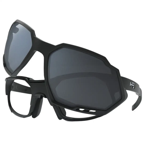 Óculos De Grau HB Rush Clip On Matte Black Gray