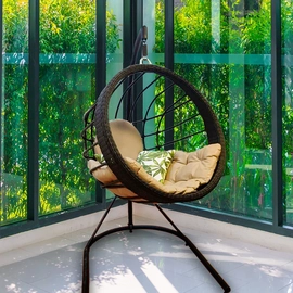 Balanço em Fibra Sintética e Alumínio Epóxi  110 cm (com base) Guarujá