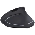 Mouse Sem Fio Recarregavel 2.4 Ghz Vertical Ergonomico Ortopedico Power Fit 1600dpi Preto Usb - Pm300