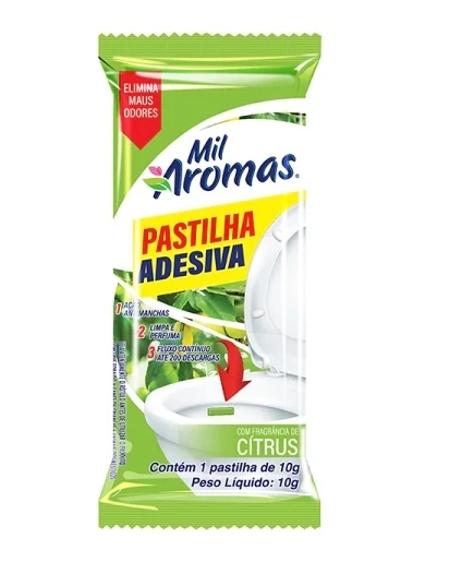 Pastinha Sanitária Adesiva Cítrus Mil Aromas 10g
