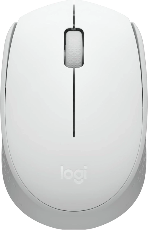 Mouse Óptico Logitech M170, Sem Fio, DPI 1.000, 3 Botões, Branco - 910-004940