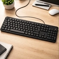 Teclado USB Evus TC-03 Standard Preto Confortável e Resistente