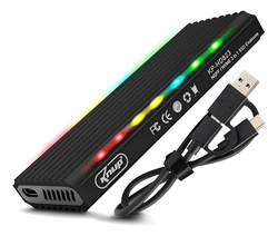 Case Externo para SSD M.2 NVMe  2 em 1 – USB-C / USB 3.0 KP-HD823 - Knup