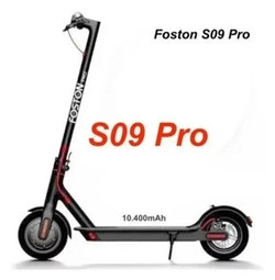 Patinete Elétrico Foston Scooter S09 Pro 2025 Pneu Maciço - Cor Preto