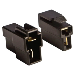 Kit Conector Evus C-033 2 Vias Com Trava Preto