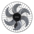 Ventilador Osc Parede Steel 50cm 6 Pás- Bivolt - Preto/prata
