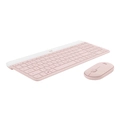 Kit Teclado e Mouse Logitech Mk470 Rosa Us - 920-011313-c