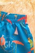 Short Tactel Piscina Barquinho