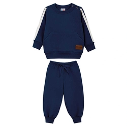 Conjunto Blusão e Calça Moletom Lik Kids - Masculino