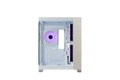 Gabinete Cooler Master Elite 481 Wood Micro-atx  Vidro Panoramico 3 Fans Argb Branco    E481-whnn-s00