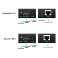 Adaptador Extensor Hdmi Via Rj45 Até 120m Cat5/cat6 Lt-143 Ss-05