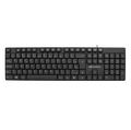 Teclado USB, Multmídia, KB-M10BK, Preto, C3Tech