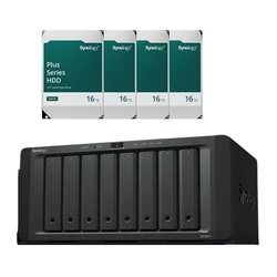 Servidor Nas Synology Diskstation DS1821+ Com 64TB (4 Hds Synology 16TB )