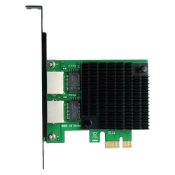 Placa de Rede Pcyes Gigabit Dual Port RJ45 PCI-E X1 - LC1000-2P