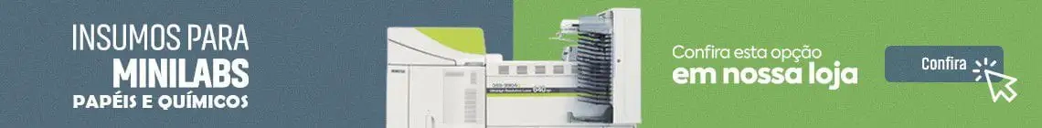 Insumos para Minilabs Papéis e Químicos. Confira esta opção em nossa loja.