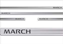 Soleira Protetora March 11/ 4 Peças Adesivo Resinado