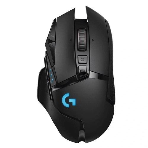 Mouse Gamer Logitech G502, Hero 16k, Lightspeed, Recarregável, RGB Lightsync, 11 Botões, 16000DPI, Sem Fio - 910-005566