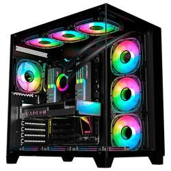 Gabinete Gamer K-Mex Aquario Ghost Shark Preto ATX Vidro Temperado Sem Fan - CG02J1RH001CB0X