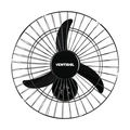 Ventilador de Parede 50cm 3p New  Preto Bivolt Ventisol