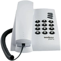 Telefone Intelbras Cinza Ártico C/ Chave Funções Flash Redial Mute Opção de Chave de Bloqueio - Pleno