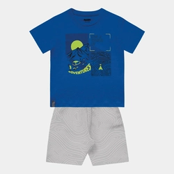 Conjunto Camiseta e Bermuda Huh a World OF Fakini Masculino