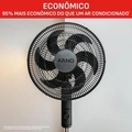 Ventilador De Coluna Arno Essential 40cm 6 Pás 140w Ve2c 220v
