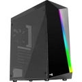 Gabinete Gamer Aerocool Shard Preto Rgb Lateral Acrílico