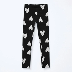 Calça Legging Estampada Corações Hering - Feminina