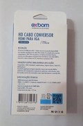 Cabo Conversor Adaptador HDMI x VGA Audio CC-HVA100 - Exbom