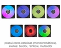 Kit Cooler Fan K-MEX ARGB AALA, 3x120mm, controladora + controle - AALAK136APPCB0X