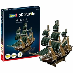 Quebra-Cabeça 3D Revell Castelo Neuschwanstein Com Leds Multicoloridos REV  00151 128 Peças de Encaixe Puzzle 