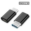 Adaptador Type-c Macho P/ V8 Femea (pct C/ 10) Mod. Le-5542